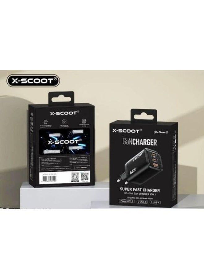 Fast Charge Car Charger B12 60W (1xUSB-C + 1xUSB-A) 132