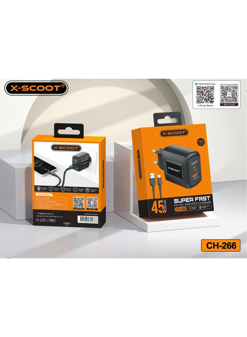 Fast Charge Car Charger B12 60W (1xUSB-C + 1xUSB-A) 106
