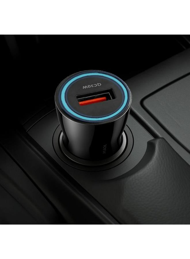 Fast Charge Car Charger B12 60W (1xUSB-C + 1xUSB-A) 64