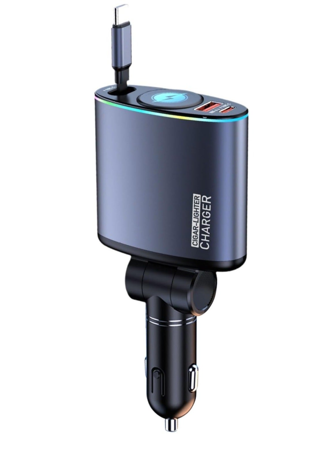 Fast Charge Car Charger B12 60W (1xUSB-C + 1xUSB-A) 86