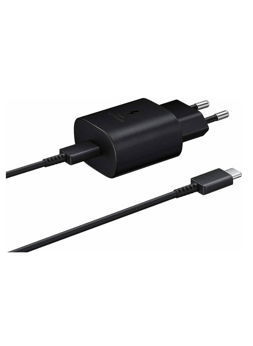 25w Pd Fast Charging Cable Data Usb C To Usb C Black 2