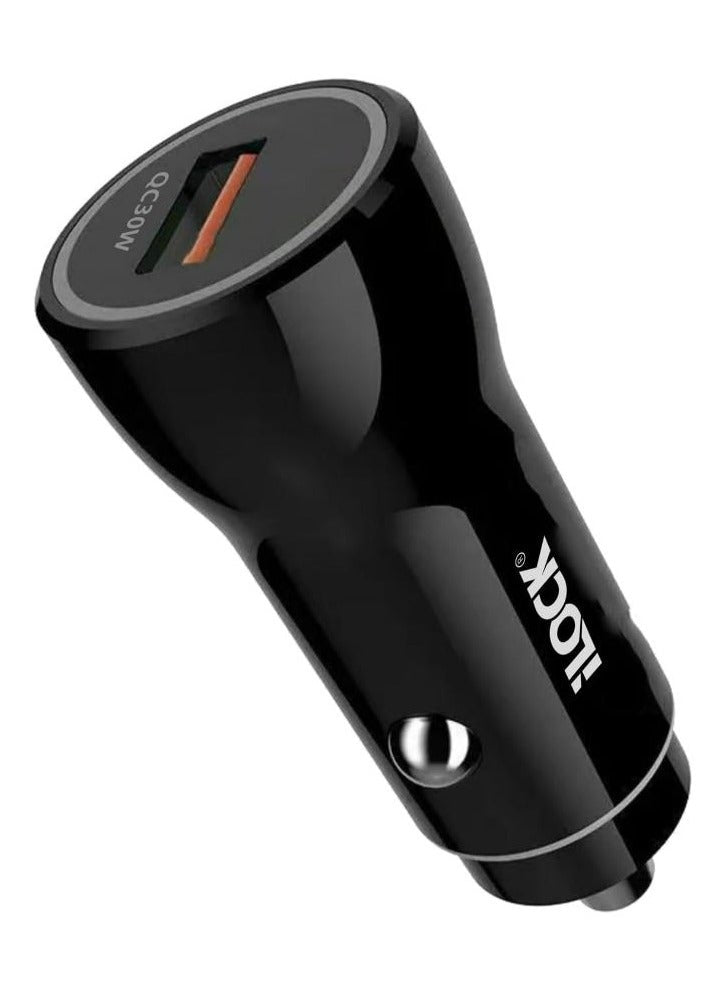 Fast Charge Car Charger B12 60W (1xUSB-C + 1xUSB-A) 62