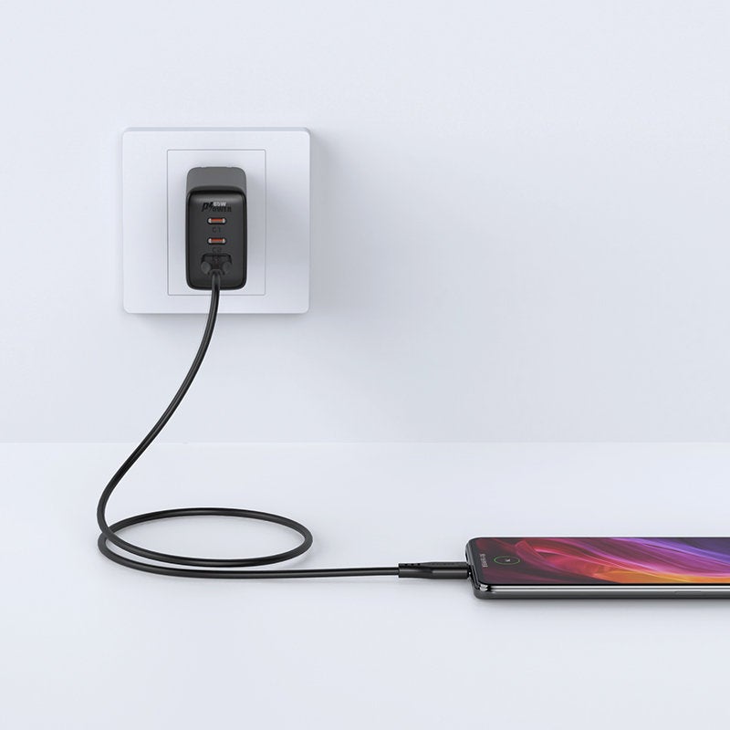 Fast Charge Car Charger B12 60W (1xUSB-C + 1xUSB-A) 25