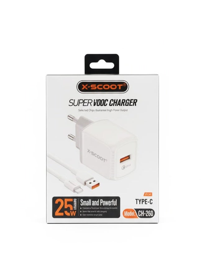 Fast Charge Car Charger B12 60W (1xUSB-C + 1xUSB-A) 124