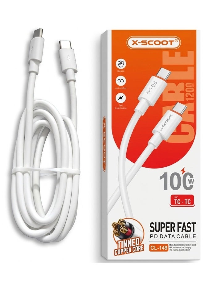 Acefast cable MFI USB Type C - Lightning 1.2m, 30W, 3A black (C3-01 ) Black 102