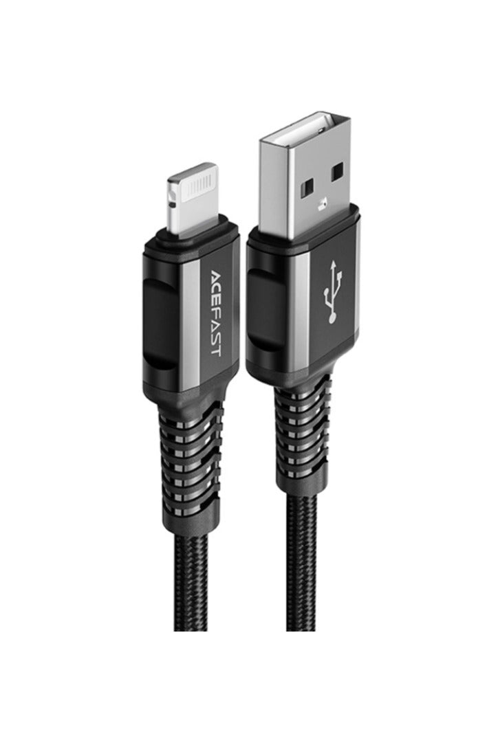 Acefast cable MFI USB Type C - Lightning 1.2m, 30W, 3A black (C3-01 ) Black 17
