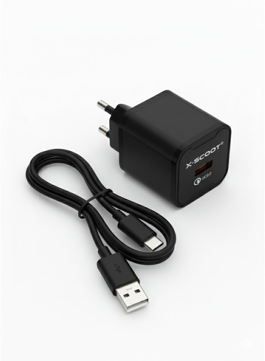 Fast Charge Car Charger B12 60W (1xUSB-C + 1xUSB-A) 152