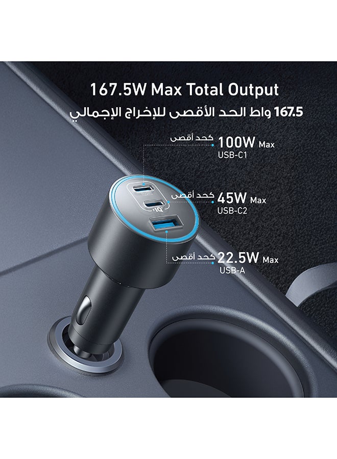 Fast Charge Car Charger B12 60W (1xUSB-C + 1xUSB-A) 88