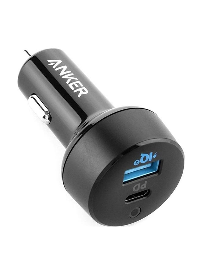Fast Charge Car Charger B12 60W (1xUSB-C + 1xUSB-A) 76
