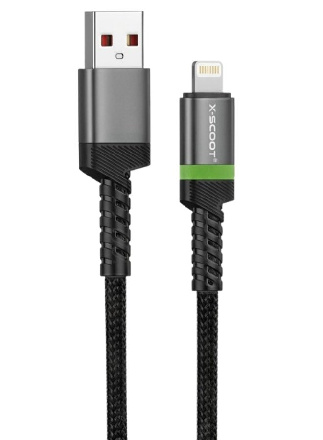 Acefast cable MFI USB Type C - Lightning 1.2m, 30W, 3A black (C3-01 ) Black 70