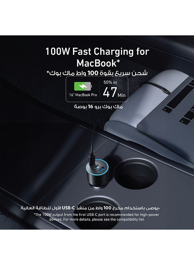 Fast Charge Car Charger B12 60W (1xUSB-C + 1xUSB-A) 89