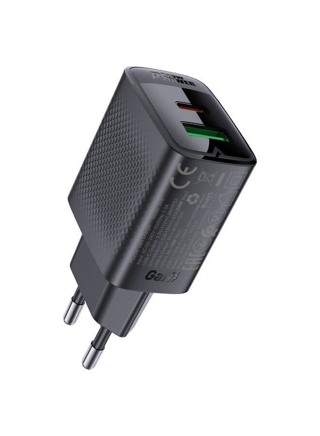 Fast Charge Car Charger B12 60W (1xUSB-C + 1xUSB-A) 22