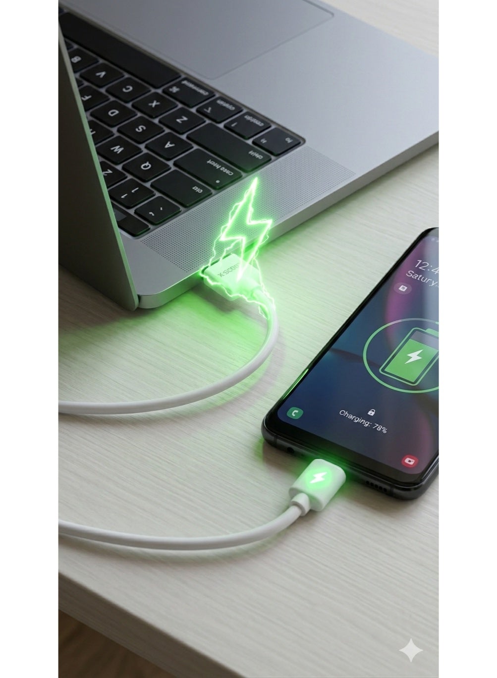 Acefast cable MFI USB Type C - Lightning 1.2m, 30W, 3A black (C3-01 ) Black 109