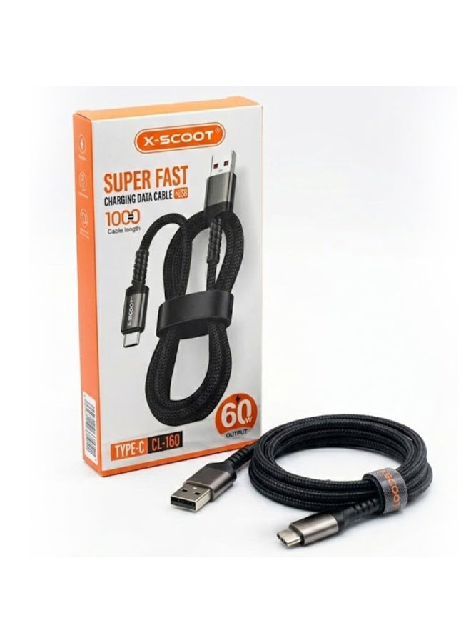 Acefast cable MFI USB Type C - Lightning 1.2m, 30W, 3A black (C3-01 ) Black 85